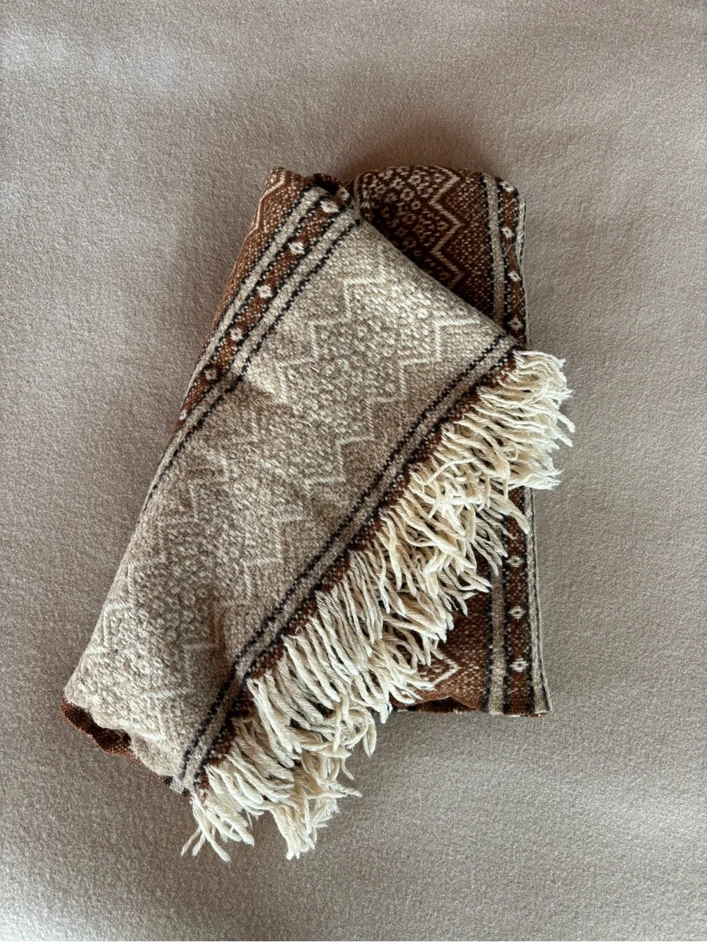 Vintage Southwestern Wool Blanket